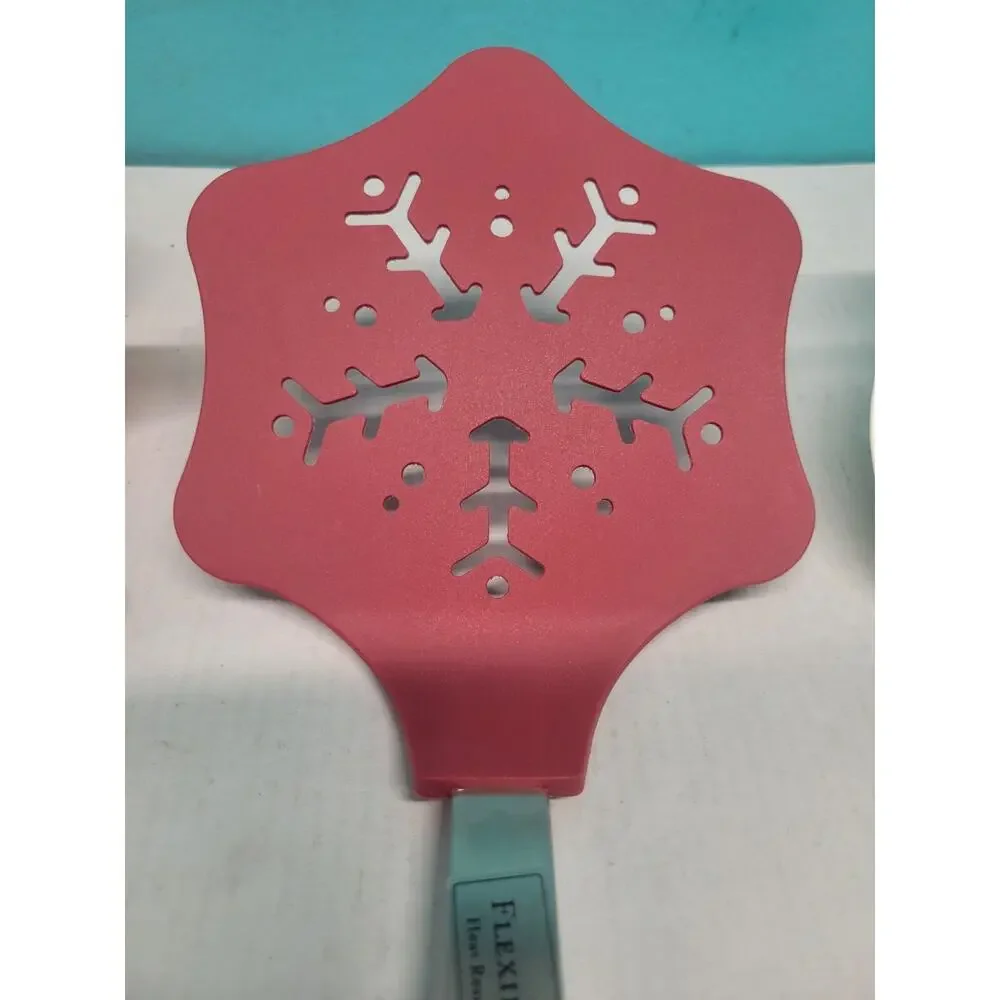 WIlliams Sonoma Snowflake Snowman Gingerbread Man Amco Spatulas Holiday Set of 3